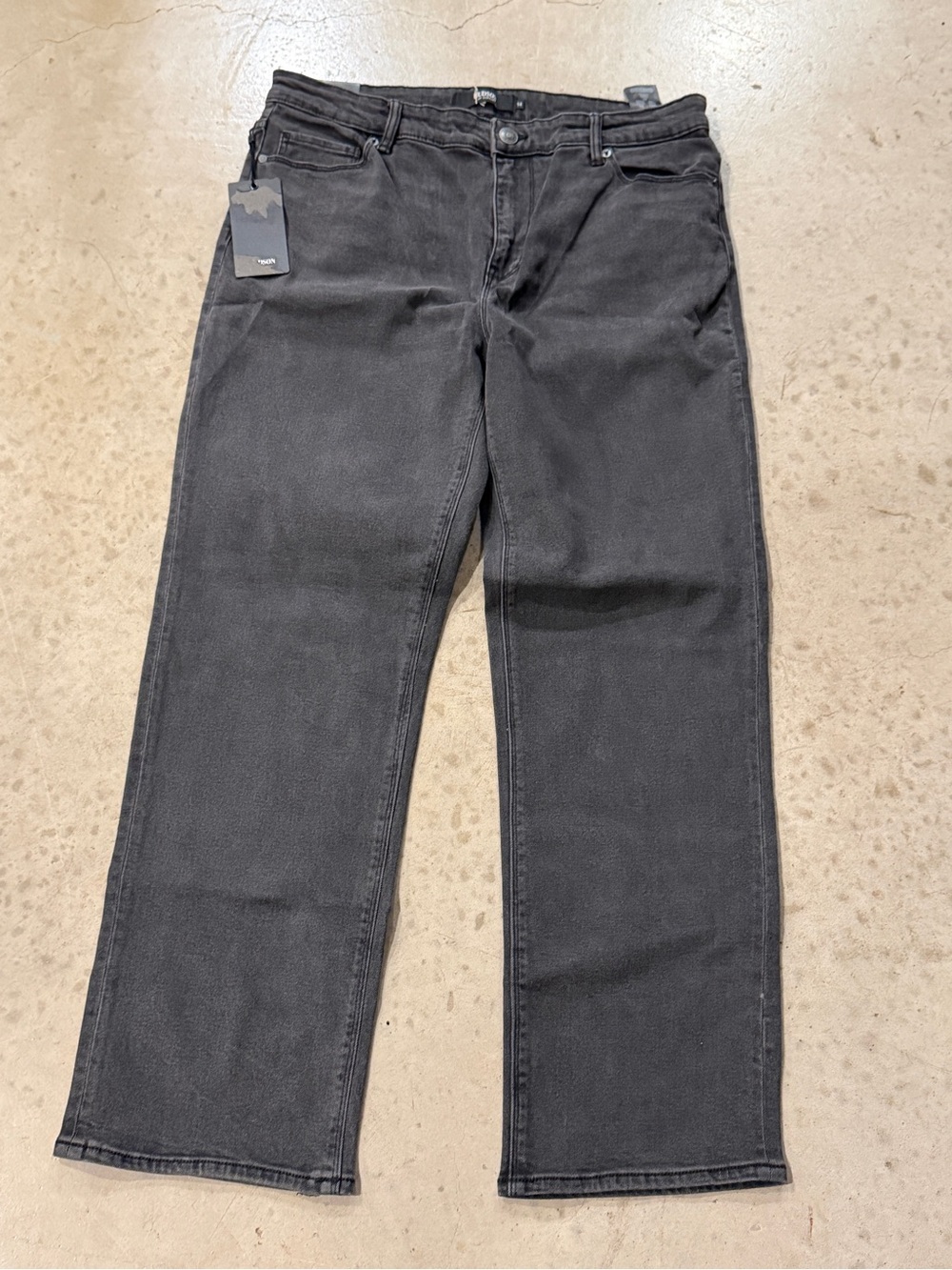 Straight Fit Black Jeans